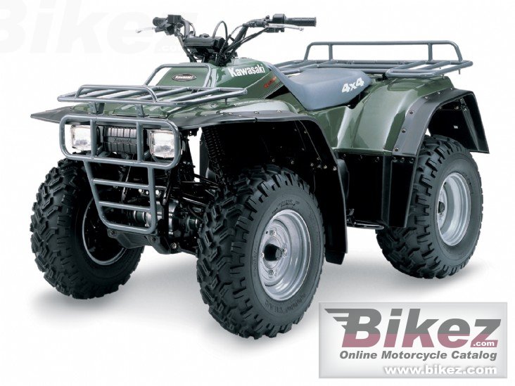 Big Kawasaki klf300 4x4 picture and wallpaper from Bikez.com